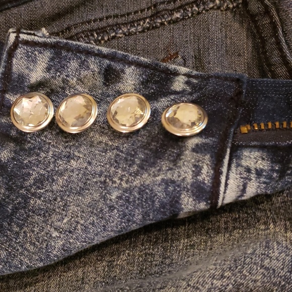 Designer fancy stretch jeans - Picture 5 of 8